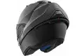 Casco modulare Shark EVO-ONE 2 BLANK Mat Nero Opaco