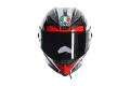 Agv Race Corsa Circuit full face helmet Black White Red