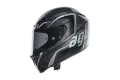 AGV GT Veloce TXT full face helmet Black Gunmetal Silver
