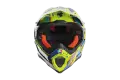 AGV AX-8 EVO Spray cross helmet Yellow Orange