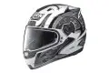 Nolan N85 Fight N-com fullface helmet white-grigio