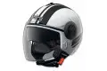 Caberg Riviera V2+ Pure demi-jet helmet white-black