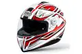 Premier Angel full face helmet White Red ZR8