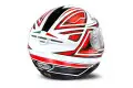 Premier Angel full face helmet White Red ZR8