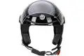 Casco jet bambino Befast Flipper Linear Nero Fucsia Bianco