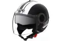Caberg Riviera V2+Pure jet helmet col. black-white