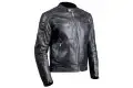 Giacca moto pelle Carburo TWISTER Nero