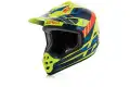 Casco cross bambino Acerbis Impact Junior 3.0 Giallo Nero Rosso Blu