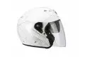 Casco jet Scorpion Exo 220 Ion Bianco Argento