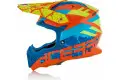 Acerbis Impact 3.0 off road fiber helmet Orange Blue Yellow