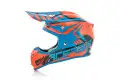 Off road helmet Acerbis Skinviper Profile 3.0 Shiny Fluo Orange blue