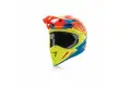 Acerbis cross helmet Snapdragon Profile 3.2 red fluo yellow
