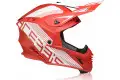 Acerbis X-Track VTR cross helmet fiber Red White