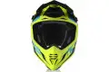 Acerbis  X-TRACK VTR cross helmet fiber turquoise fluo yellow black