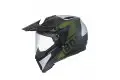 Casco cross Agv AX-8 Dual Carbon Multi Namib carbon silver verde