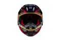 Alpinestars SUPERTECH S-M10 ERA HELMET ECE 22.06 Gold Yellow Red Gloss Cross Helmet