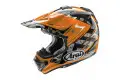 Arai MX-V SCOOP ORANGE cross helmet in Orange Gray fiber