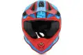 Acerbis IMPACT STEEL junior cross helmet Red Blue