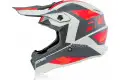 Acerbis Impact Steel junior cross helmet Red Grey