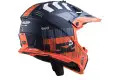 Cross helmet LS2 MX437 FAST EVO MINI XCODE Orange Fluo matt Blue