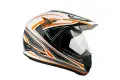 Helmet cross CGM 602G Assen Orange