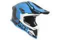 Just1 J12 Syncro cross helmet Blue Carbon Matt