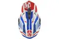 Just1 J12 Vector cross helmet Red Blue White Gloss