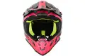 Just1 J38 Blade cross helmet Fluo Fuxia Black Matt