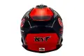 KYT cross helmet Strike Eagle K-MX fiber black red