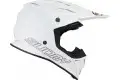 Suomy MX SPEED PRO PLAIN WHITE cross helmet fiber White