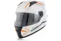 Acerbis FS-807 full face helmet White Orange