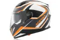 Acerbis X-STREET FS-816 full face helmet Orange White