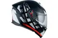 Agv GT K-5 S Multi Darkstorm matt black red Pinlock full face helmet