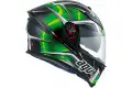 Agv GT K-5 S Multi Hurricane black green white Pinlock full face helmet