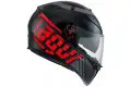 Casco integrale Agv K-3 SV Multi Myth nero grigio rosso