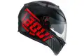 Agv K-3 SV Street Road Multi Myth black grey red Pinlock full face helmet