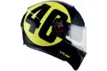 Agv K-3 SV Street Road Top Bollo 46 black yellow Pinlock full face helmet