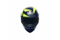 Full-face helmet AGV K1 S E2206 SOLELUNA 2018 Yellow Blue