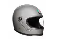 Casco integrale AGV Legends X3000 E2205 SOLID in fibra Grigio chiaro opaco