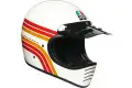 AGV X101 MULTI DAKAR 87 full face helmet fiber White Red Orange