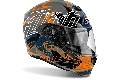 Airoh Storm Pinlock Ready Bionikle full face helmet orange gloss