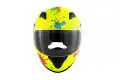 Kappa full face kid helmet J04 Boom gloss fluo yellow