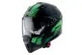 Caberg Stunt Blizzard full face helmet matt black - green fluo