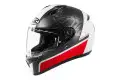 Casco integrale Hjc C10 FQ20 Bianco Rosso Opaco