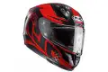 HJC RPHA 11 Carbon Lowin MC1 full face helmet red black