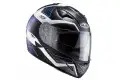 HJC TR-1 Tholos MC2SF full face helmet black white blue