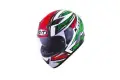 KYT full face helmet Falcon All Stars red green