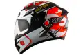 KYT full face helmet Falcon Espargarò Replica red fluo