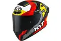 Kyt TT-COURSE FLUX full face helmet Red Black Yellow