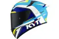 Kyt TT-COURSE GRAND PRIX full face helmet White Light Blue